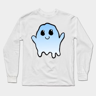 ghosty dude - blue Long Sleeve T-Shirt